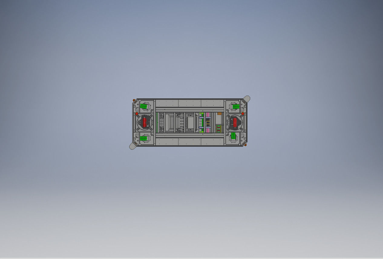 Detailed Blueprint AGV AMR 3D model_3