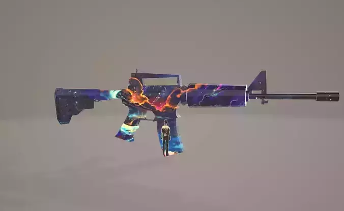 M416 with high-quality texture