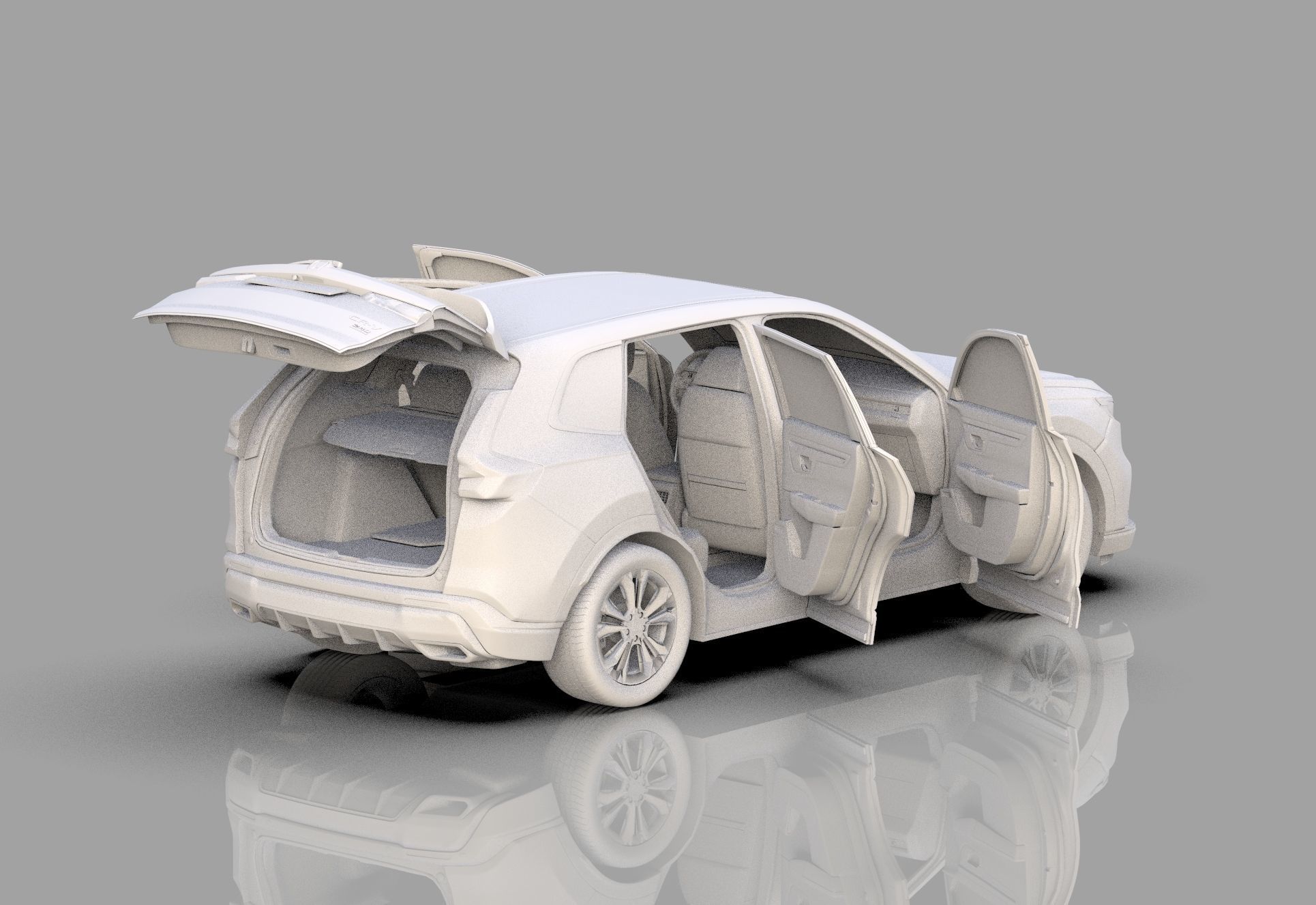 Honda CR-V 2023 HQ interior 3D model_39