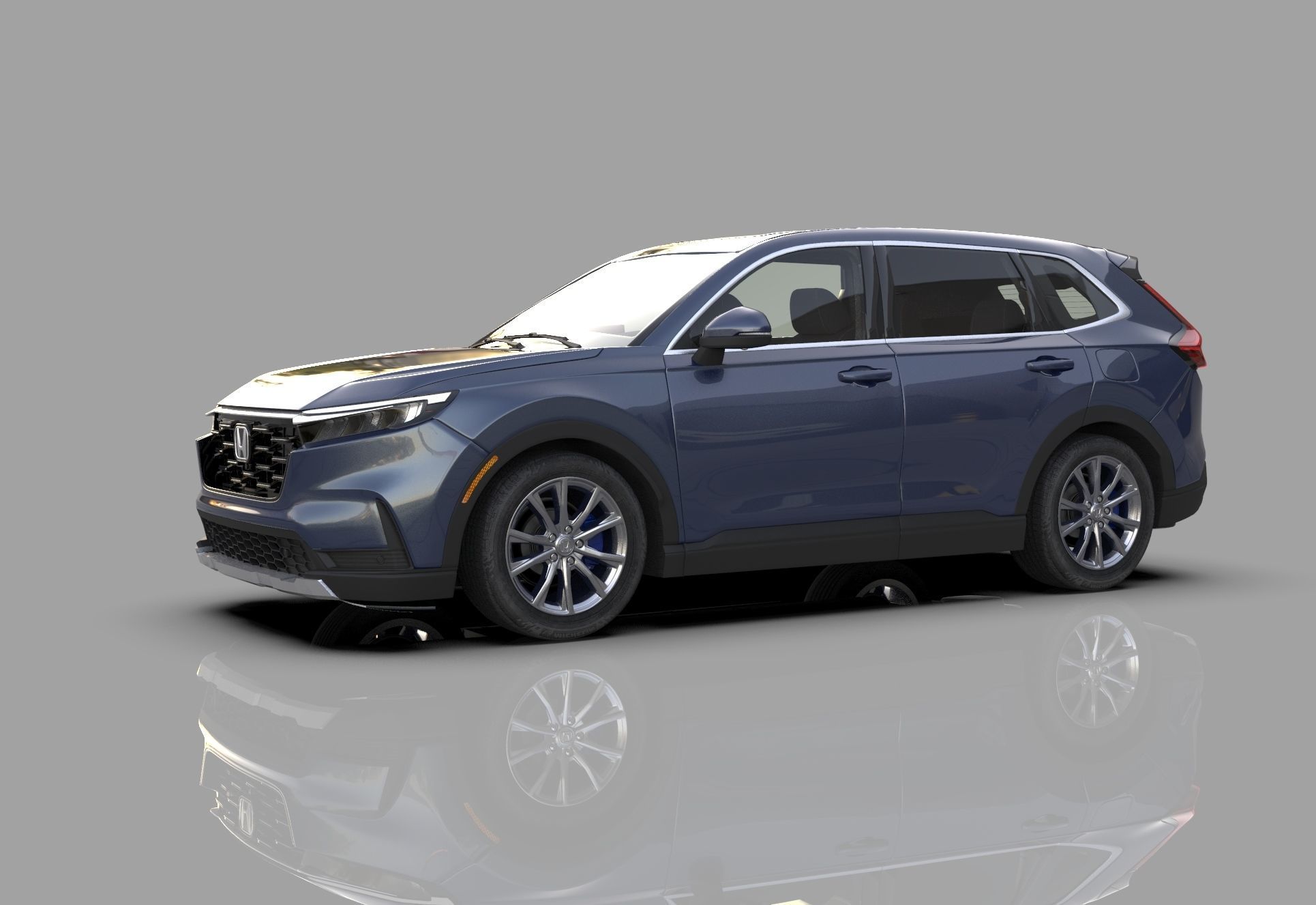 Honda CR-V 2023 HQ interior 3D model_1