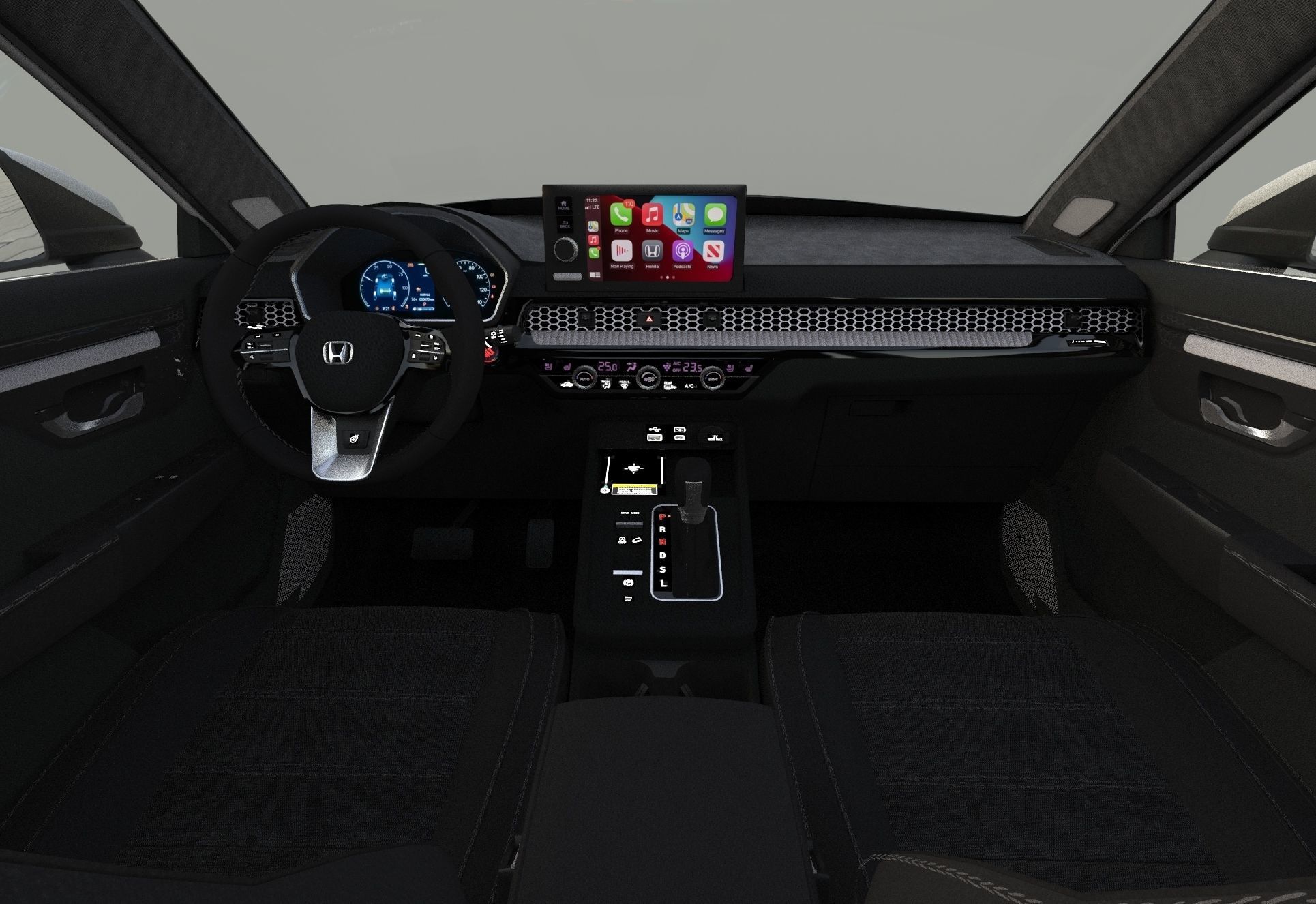 Honda CR-V 2023 HQ interior 3D model_26