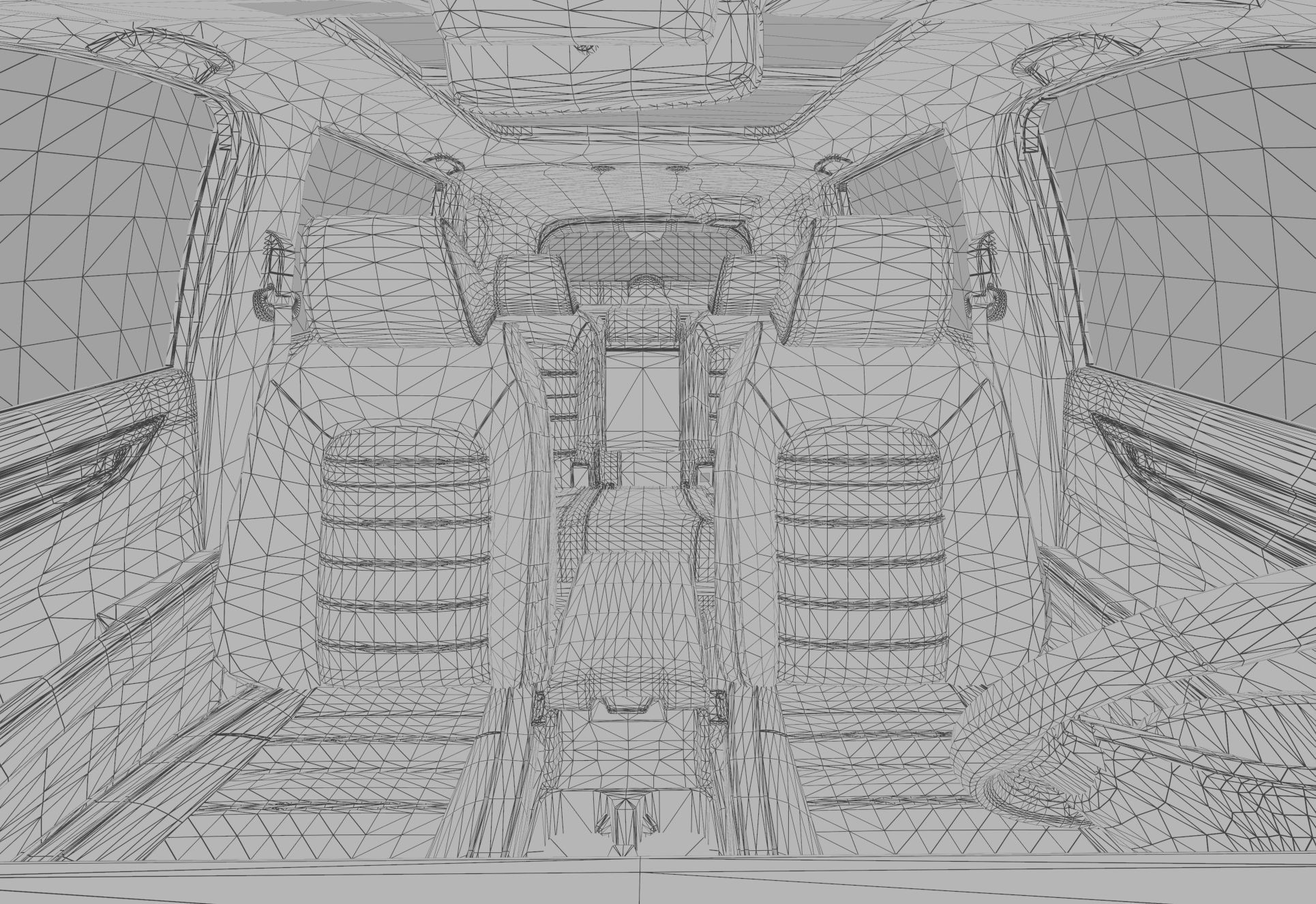 Honda CR-V 2023 HQ interior 3D model_50