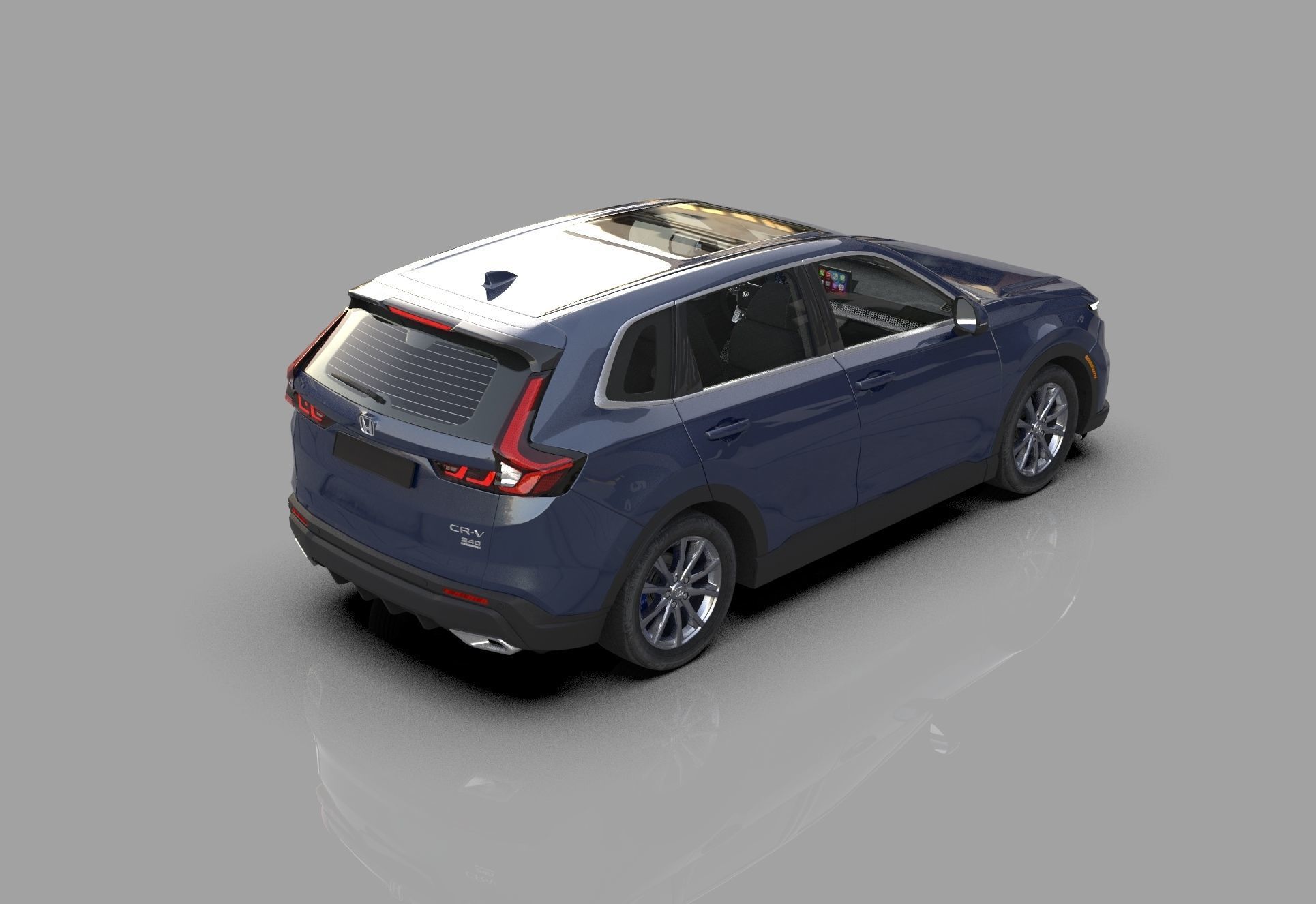 Honda CR-V 2023 HQ interior 3D model_5