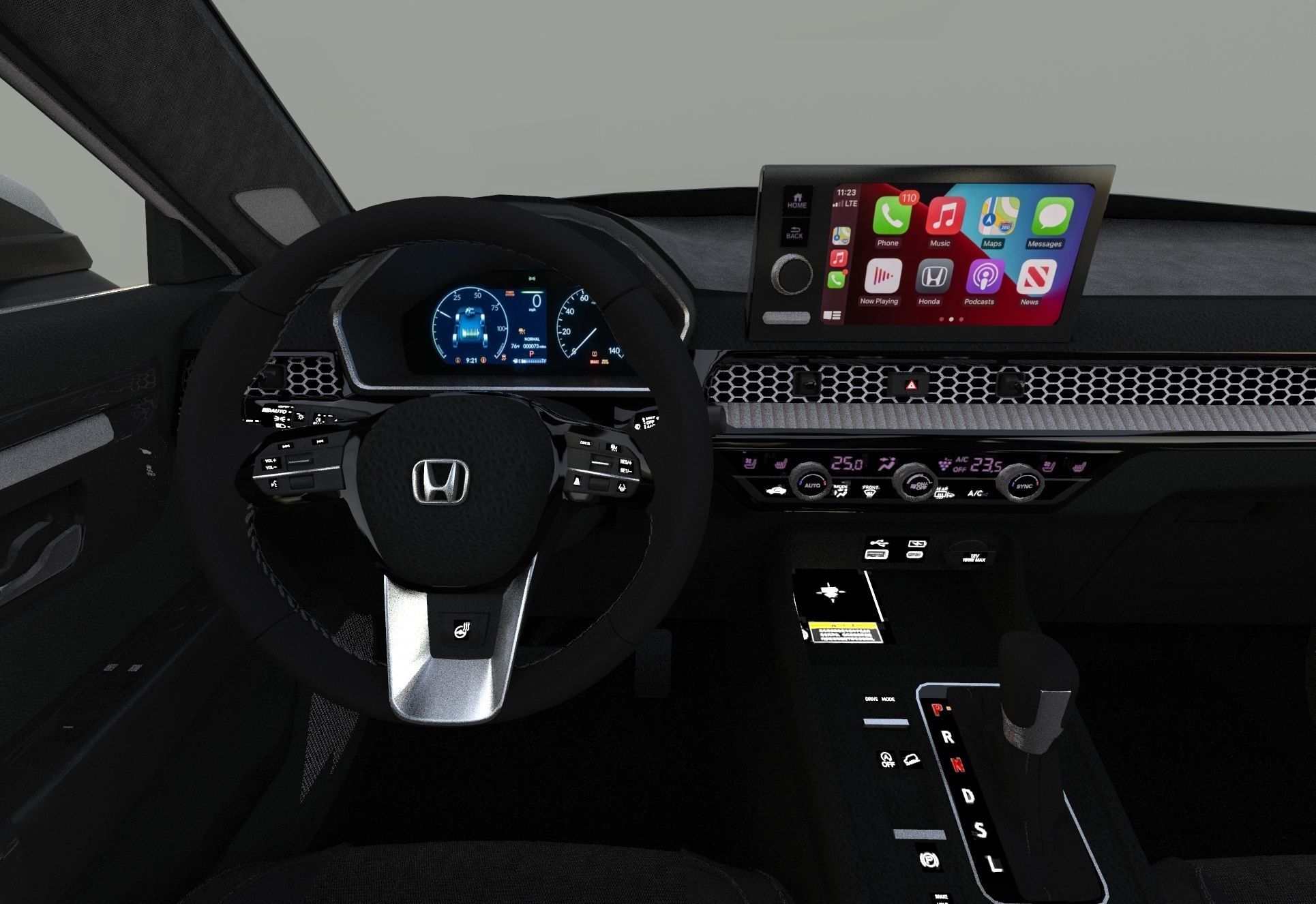 Honda CR-V 2023 HQ interior 3D model_27