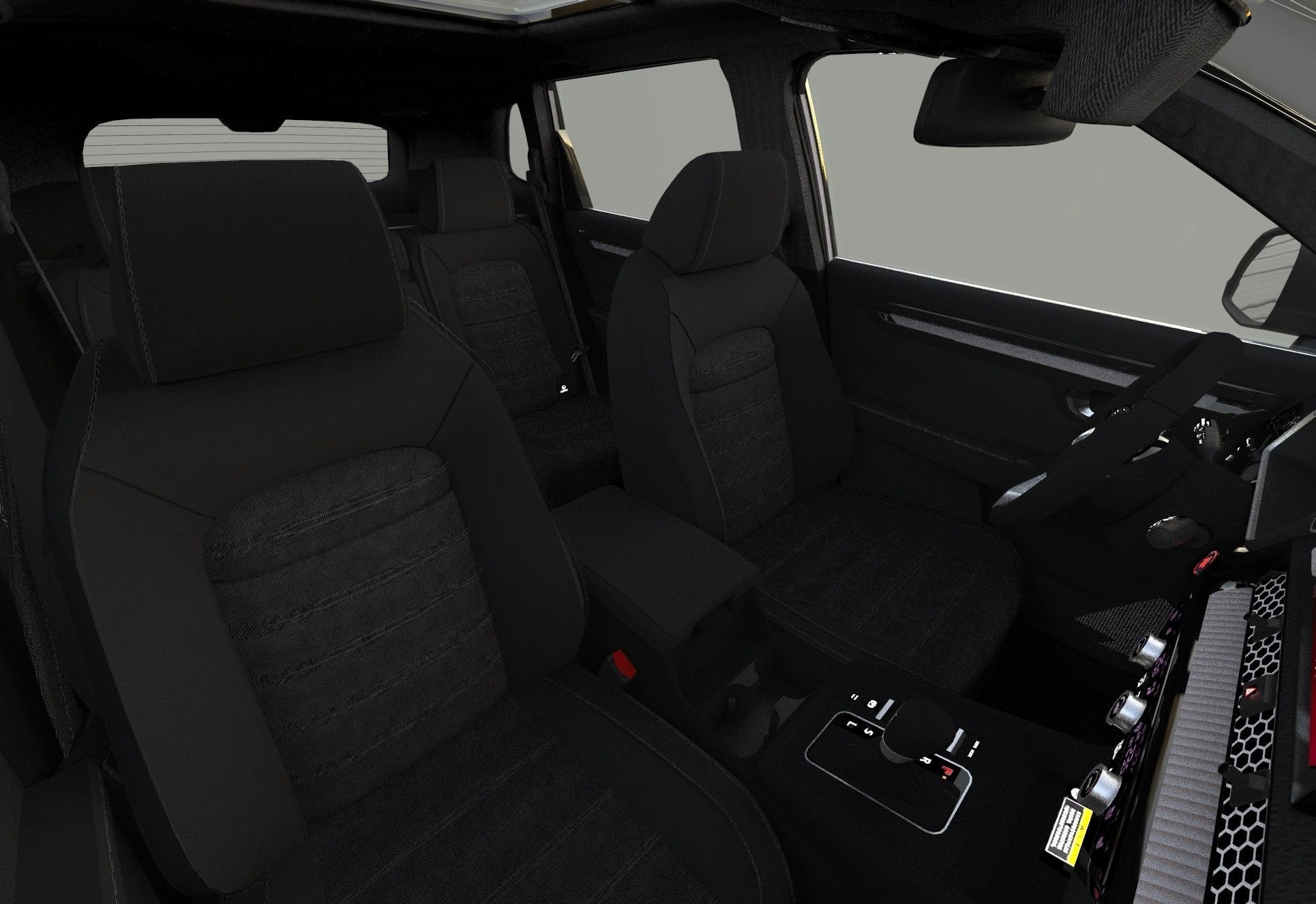 Honda CR-V 2023 HQ interior 3D model_29
