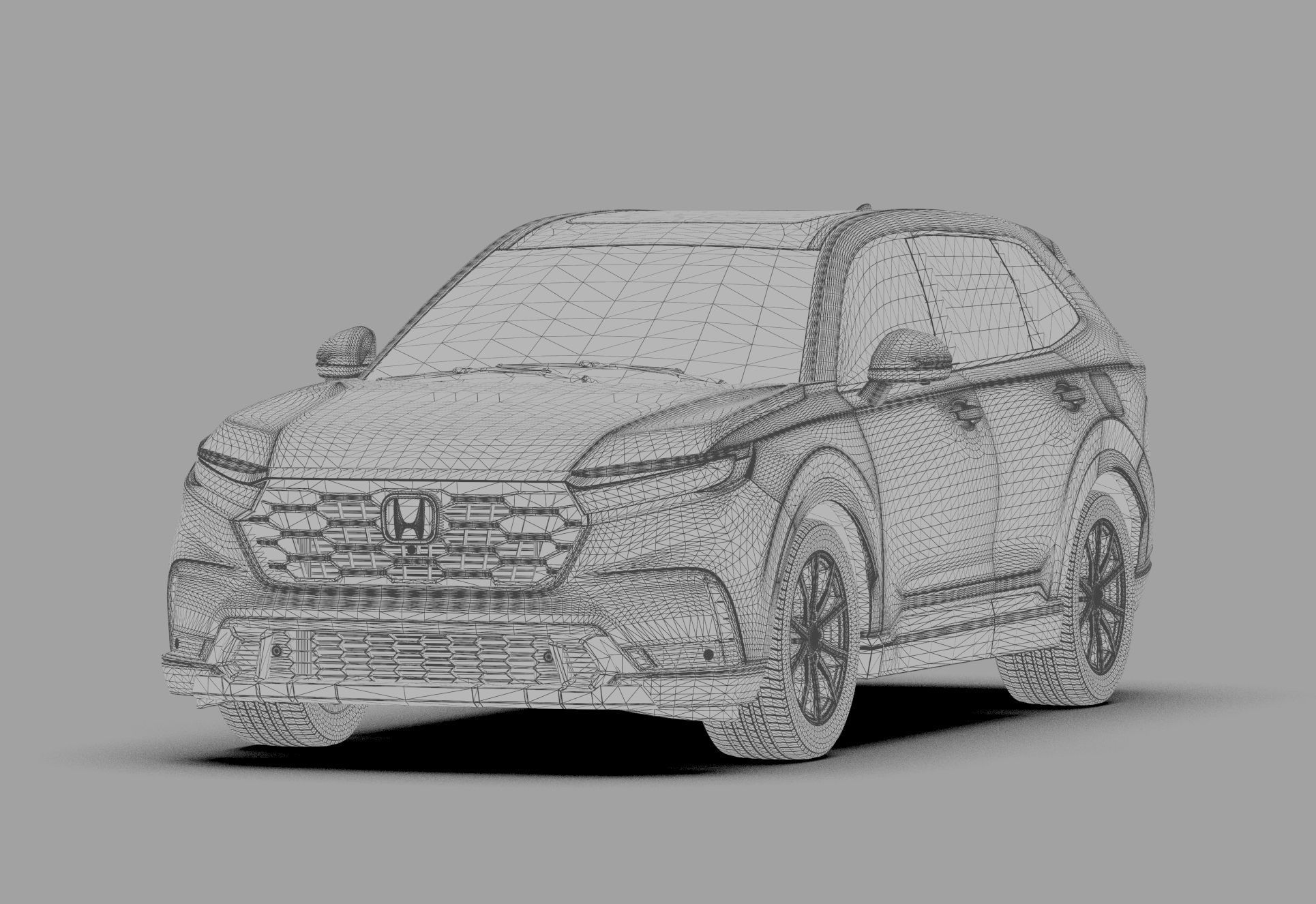 Honda CR-V 2023 HQ interior 3D model_45