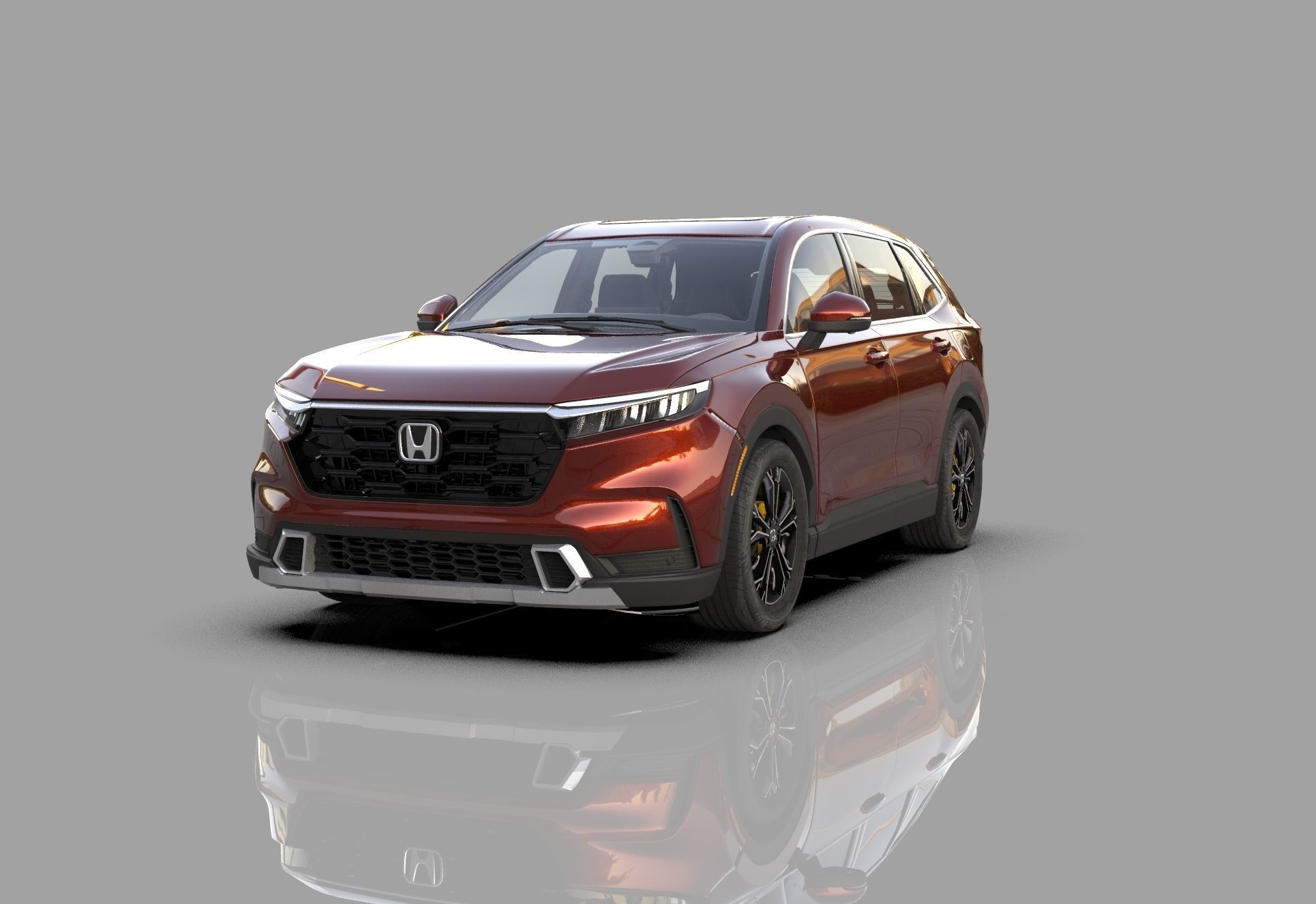 Honda CR-V 2023 HQ interior 3D model_13