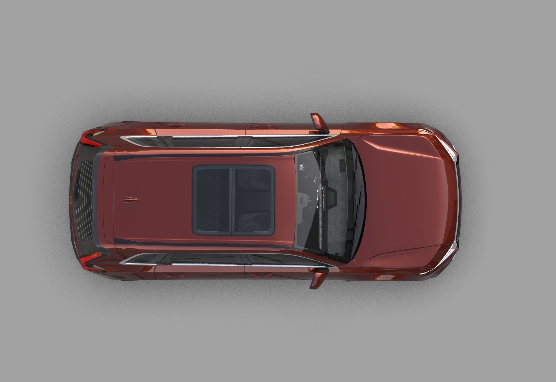 Honda CR-V 2023 HQ interior 3D model_19