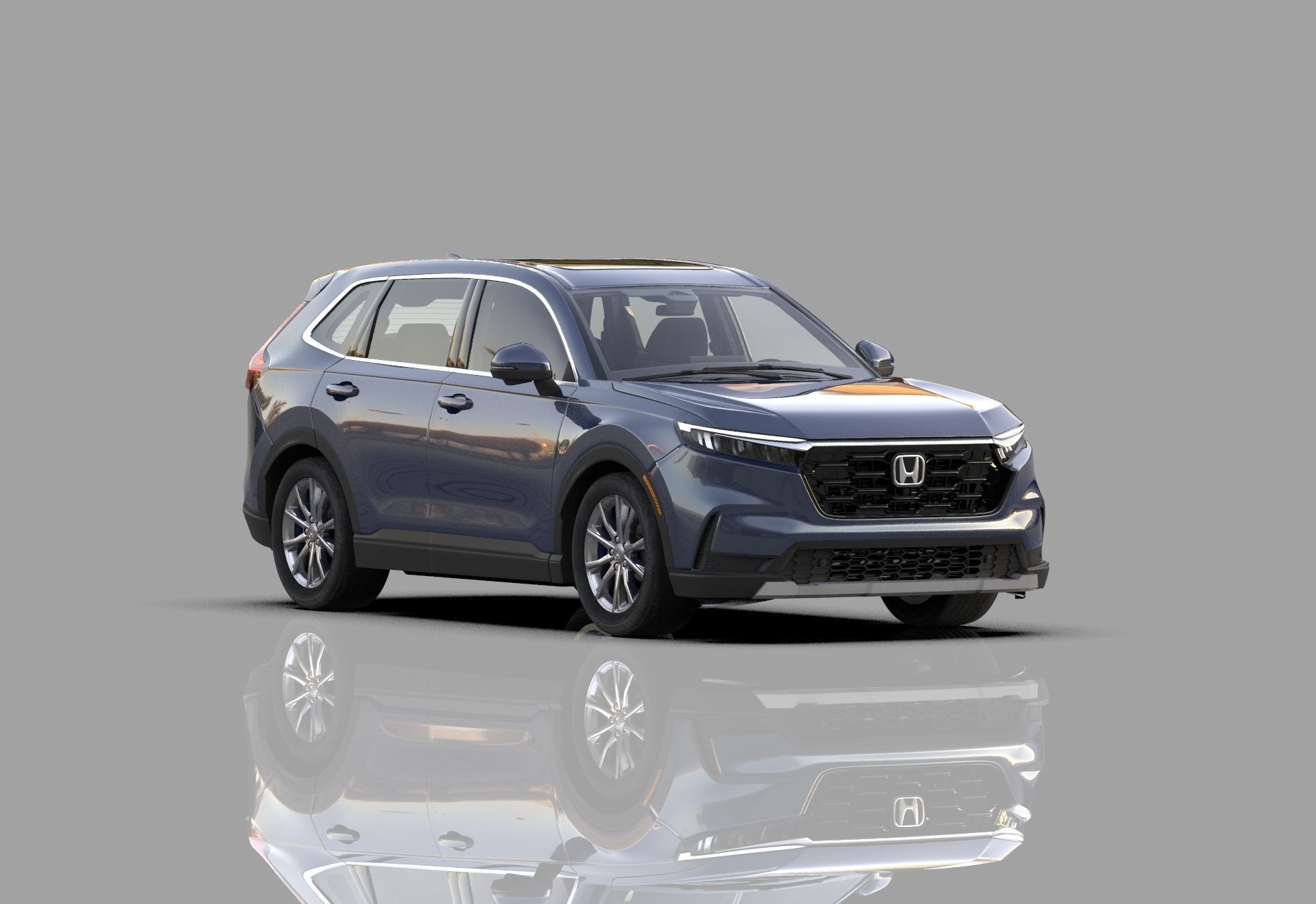 Honda CR-V 2023 HQ interior 3D model_8