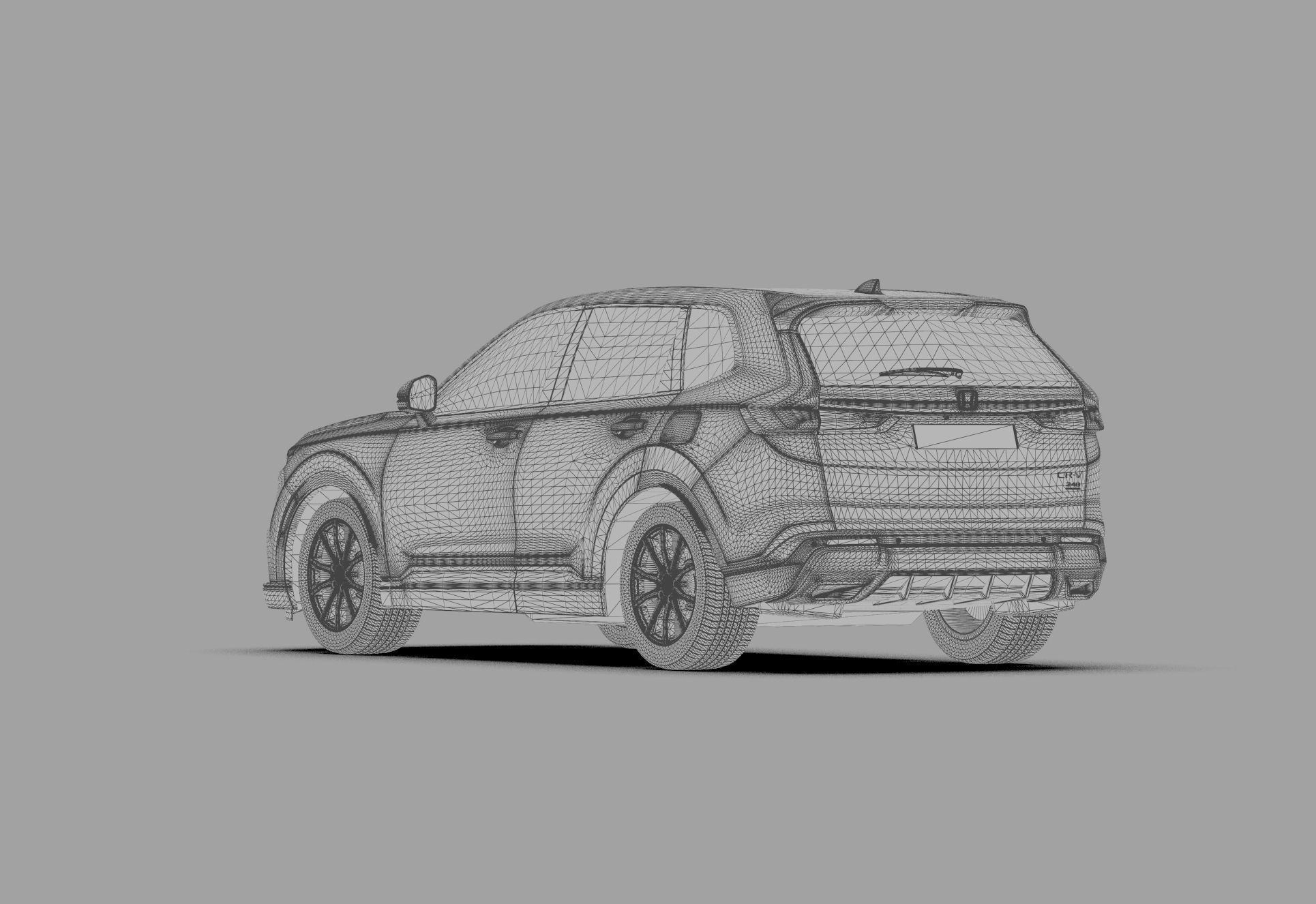 Honda CR-V 2023 HQ interior 3D model_47