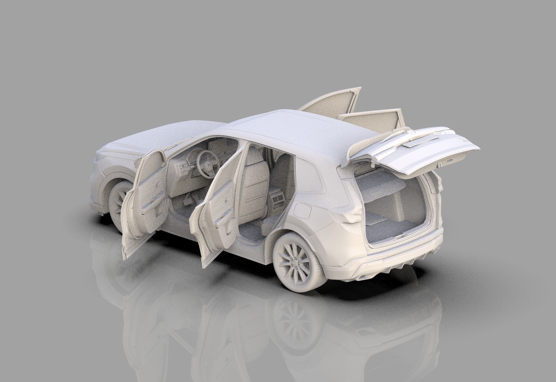 Honda CR-V 2023 HQ interior 3D model_35