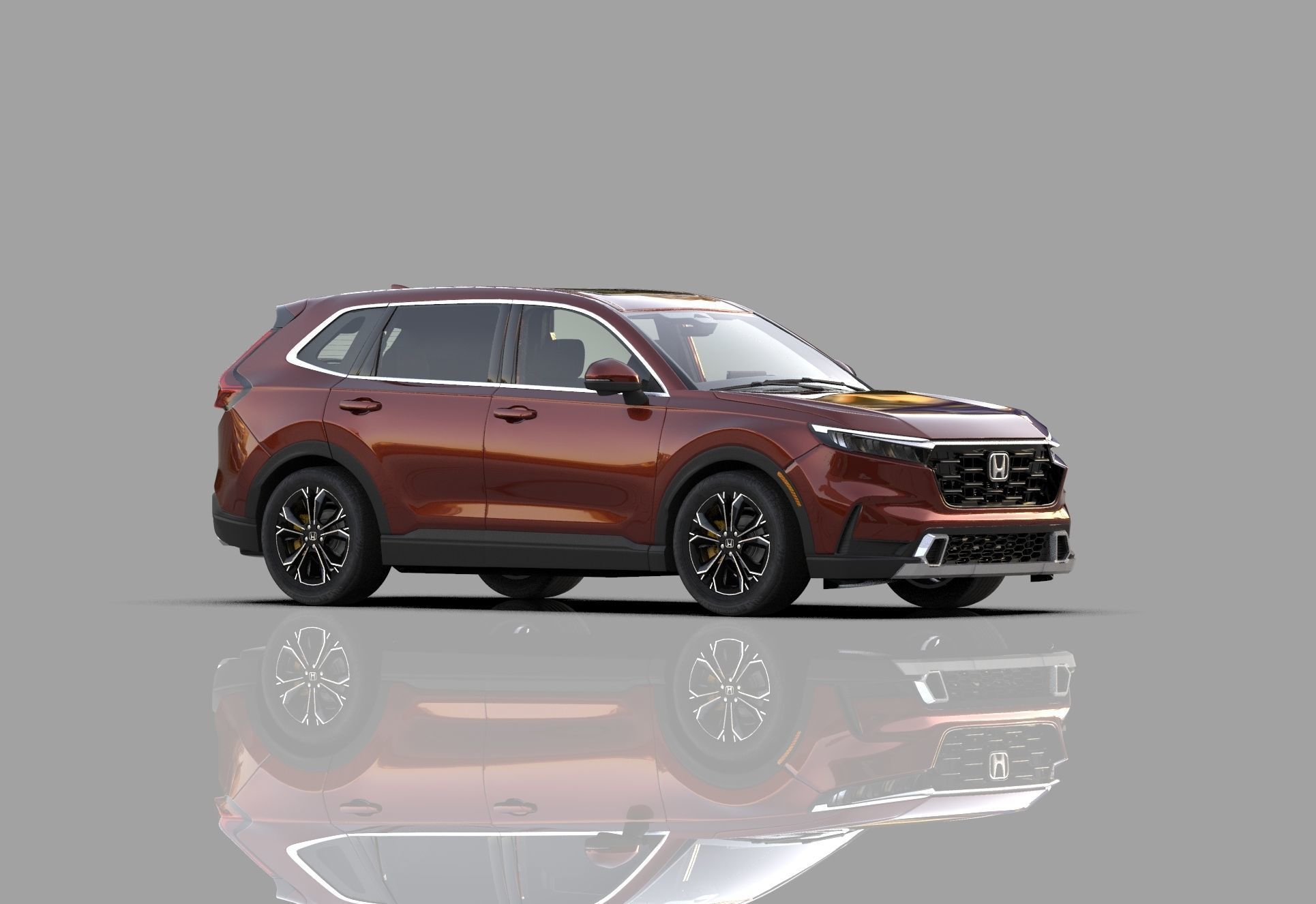 Honda CR-V 2023 HQ interior 3D model_16