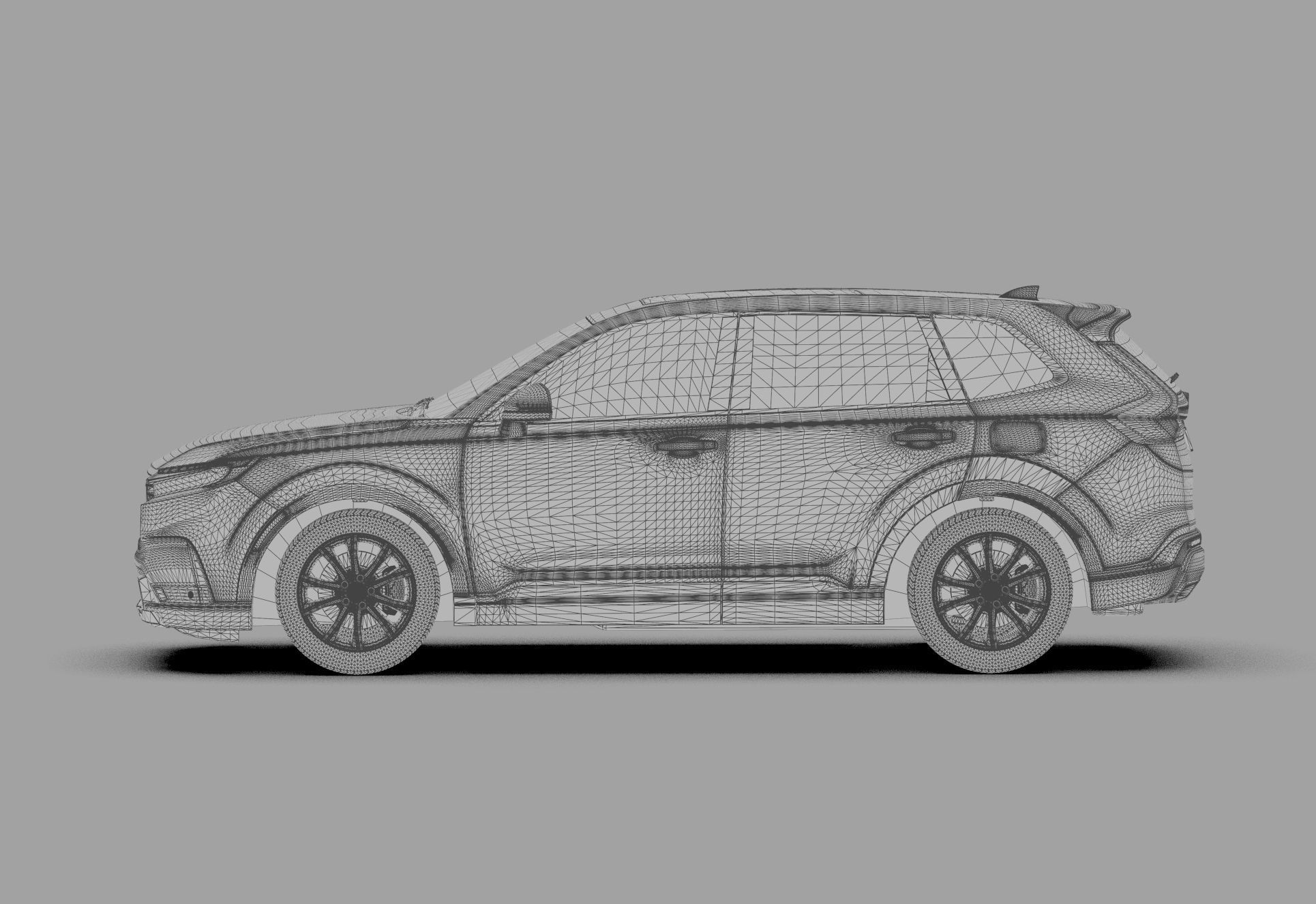 Honda CR-V 2023 HQ interior 3D model_46