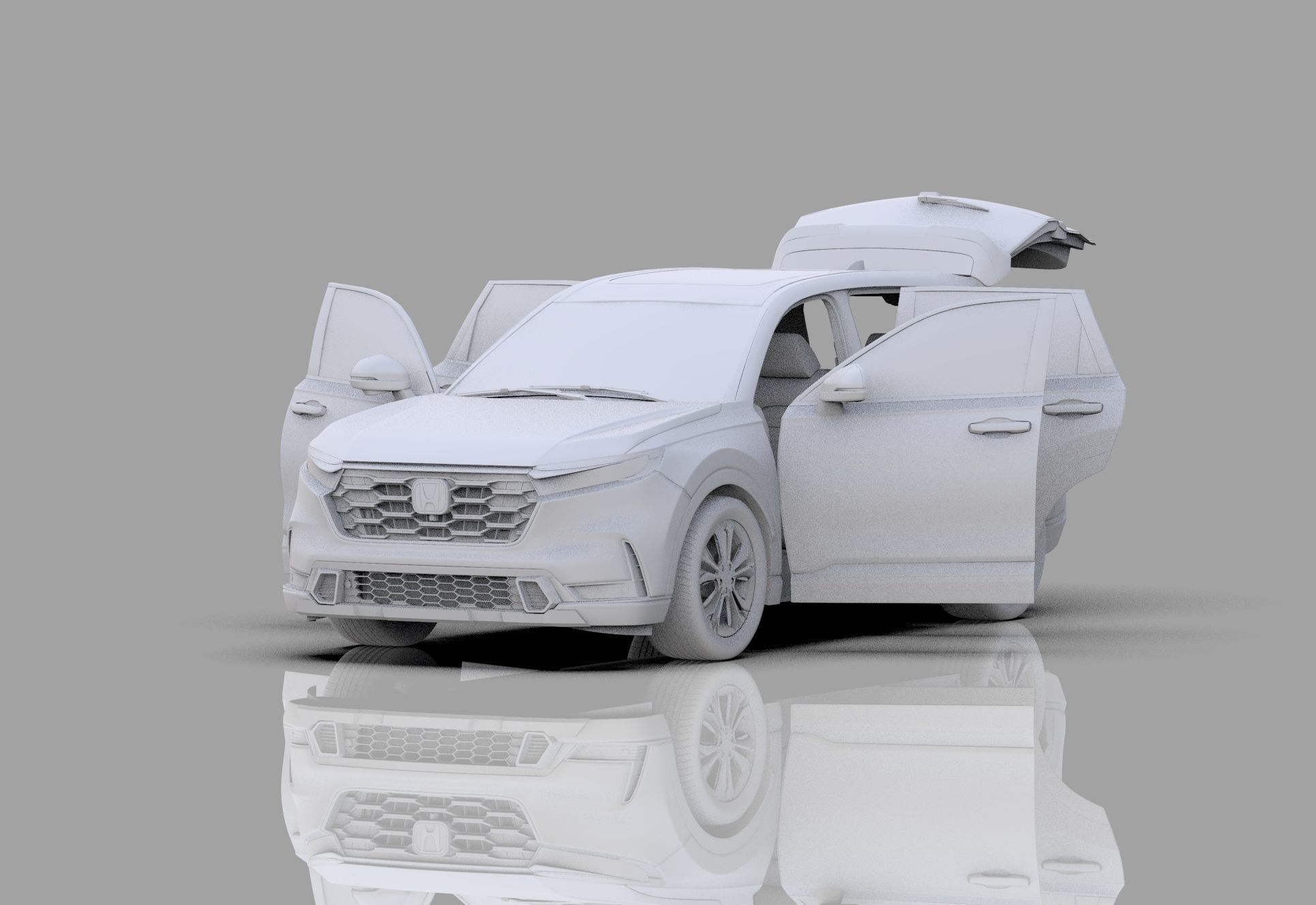 Honda CR-V 2023 HQ interior 3D model_40