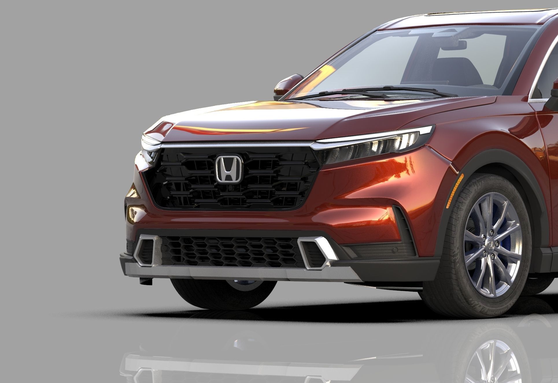 Honda CR-V 2023 HQ interior 3D model_21