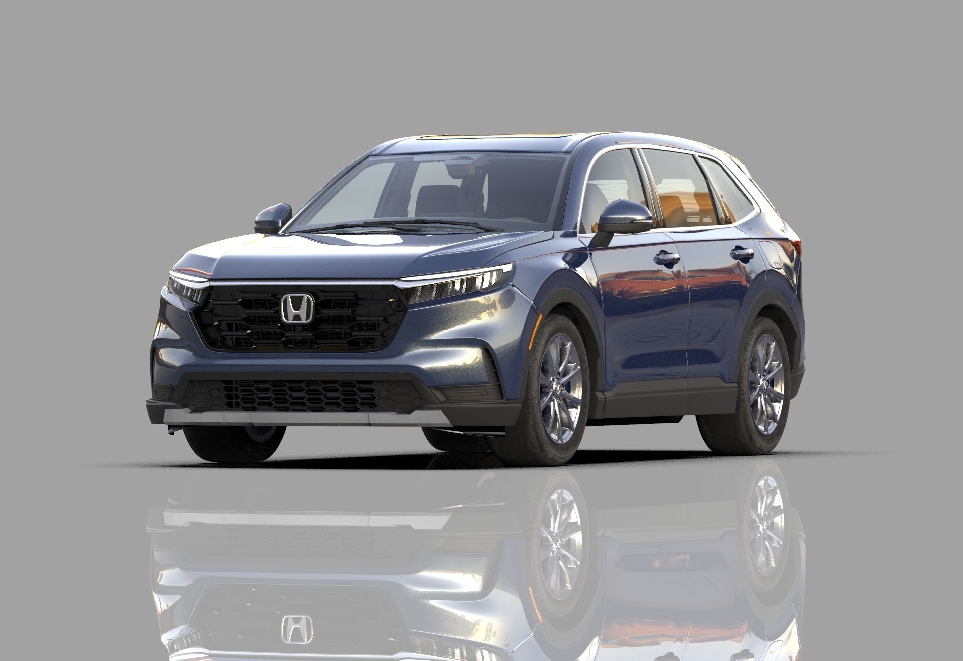 Honda CR-V 2023 HQ interior 3D model_4