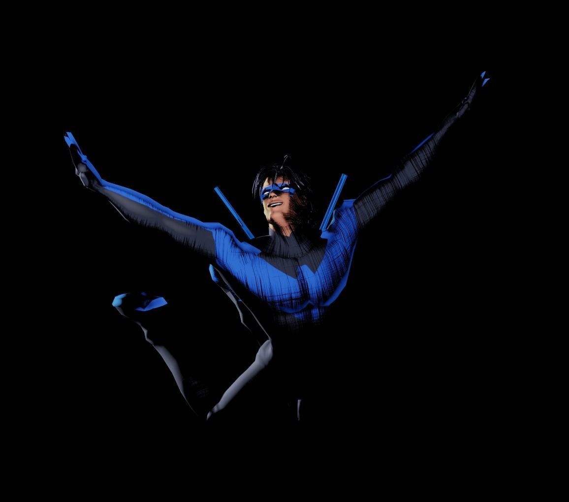 Nightwing 2021 Suit Free 3D model_3
