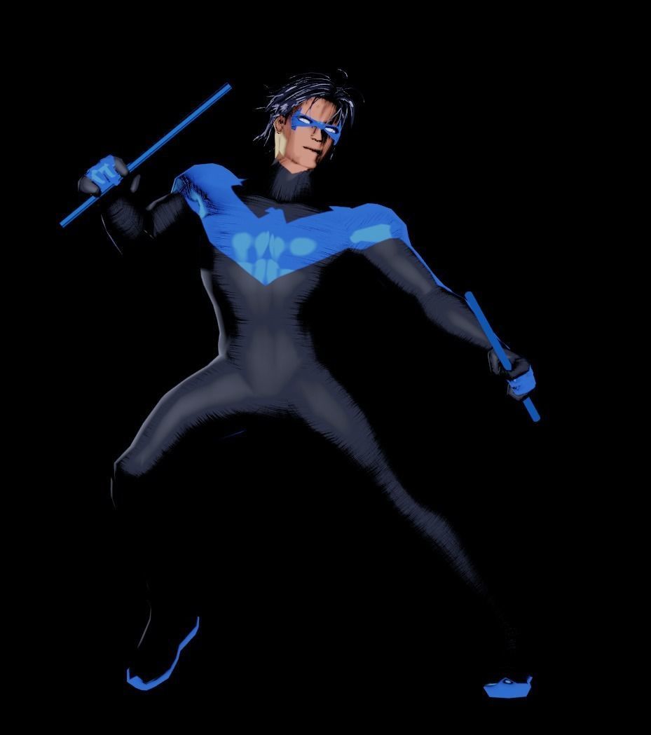 Nightwing 2021 Suit Free 3D model_2