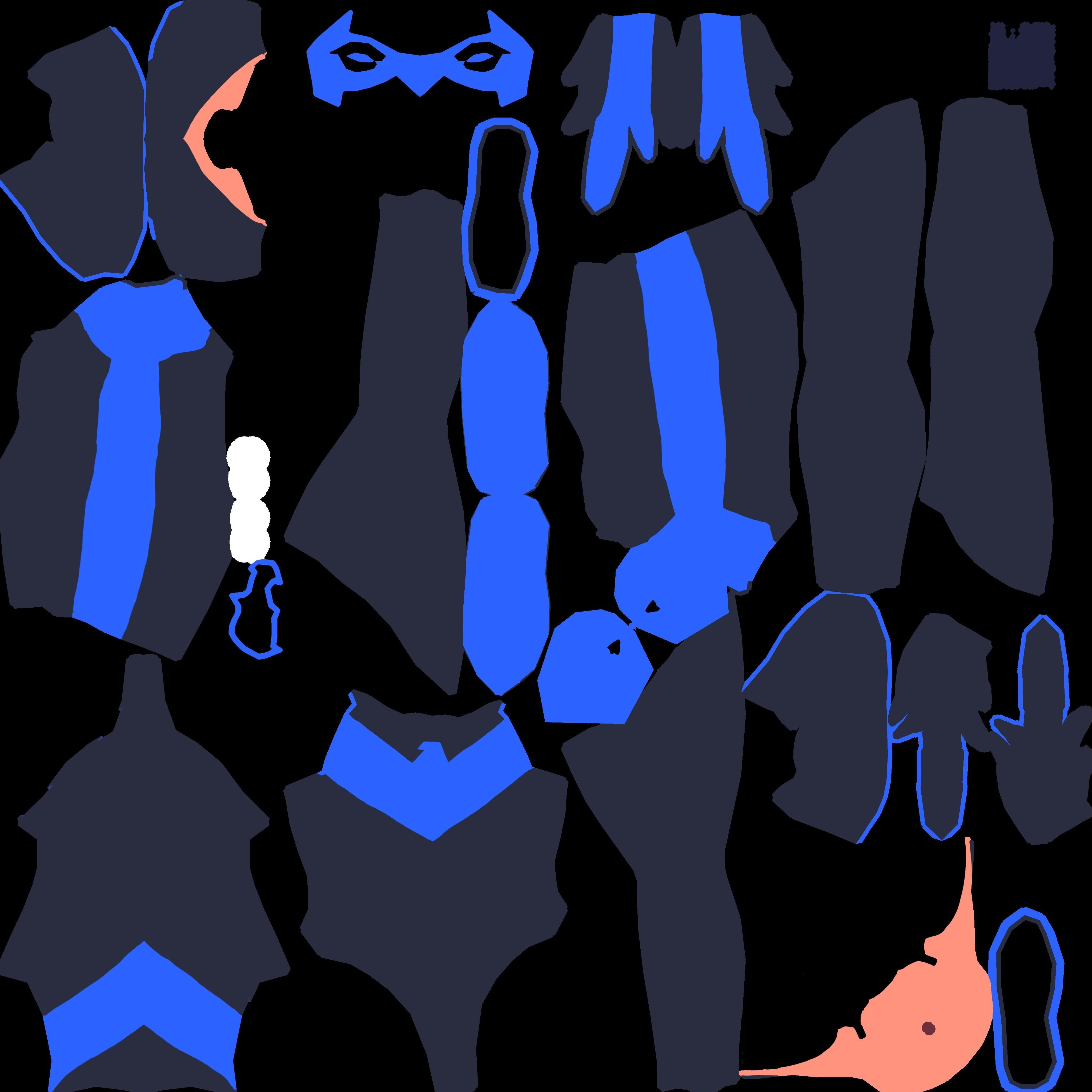 Nightwing 2021 Suit Free 3D model_8