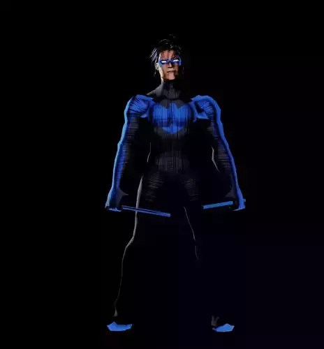 Nightwing 2021 Suit Free 3D model