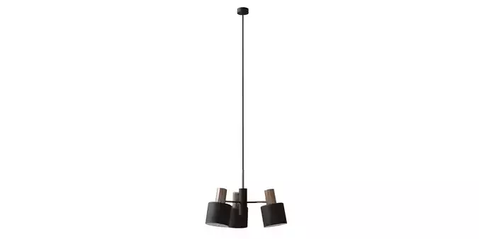 Ari 3 Light Pendant Black
