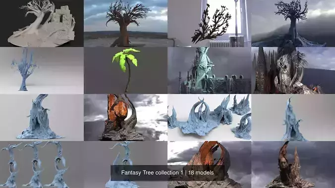 Fantasy Tree collection 1 