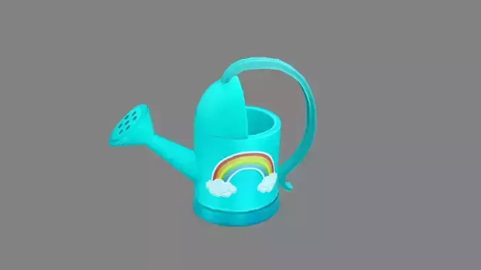 Cartoon Blue watering pot