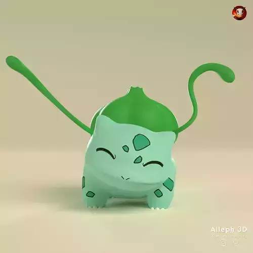 Pokemon bulbasaur 3D print model