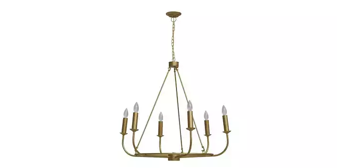 Classic 6 Light Pendant