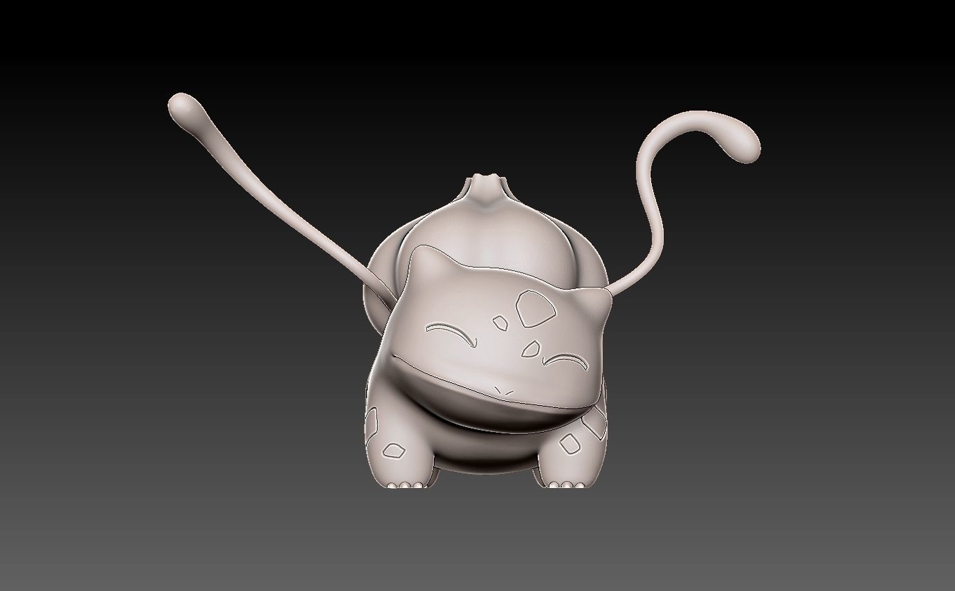 Pokemon bulbasaur evolution pack 3D print model_7