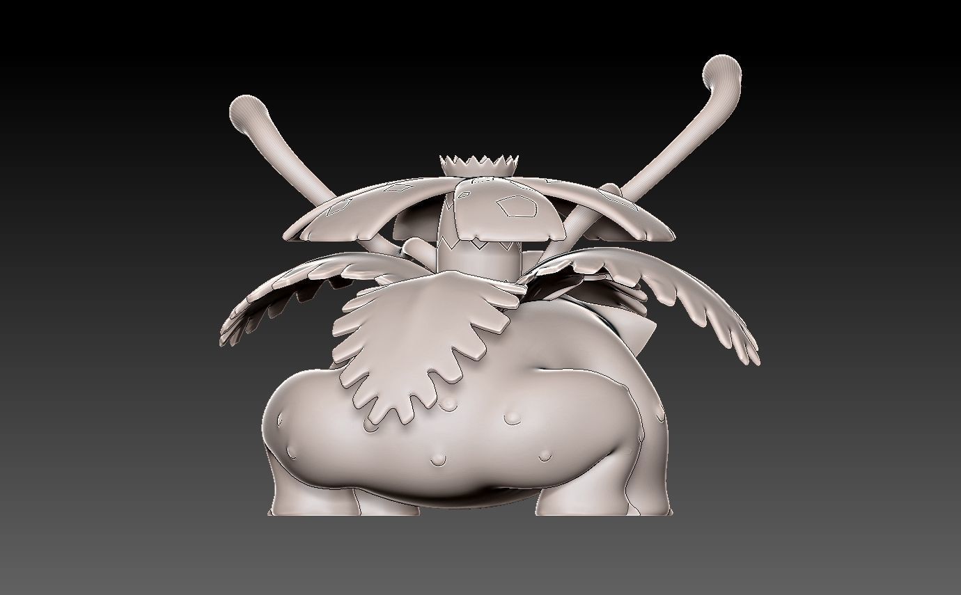 Pokemon bulbasaur evolution pack 3D print model_23