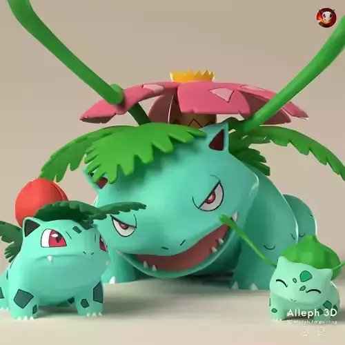 Pokemon bulbasaur evolution pack