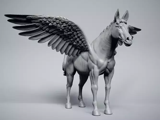 Pegasus Horse 3D print model