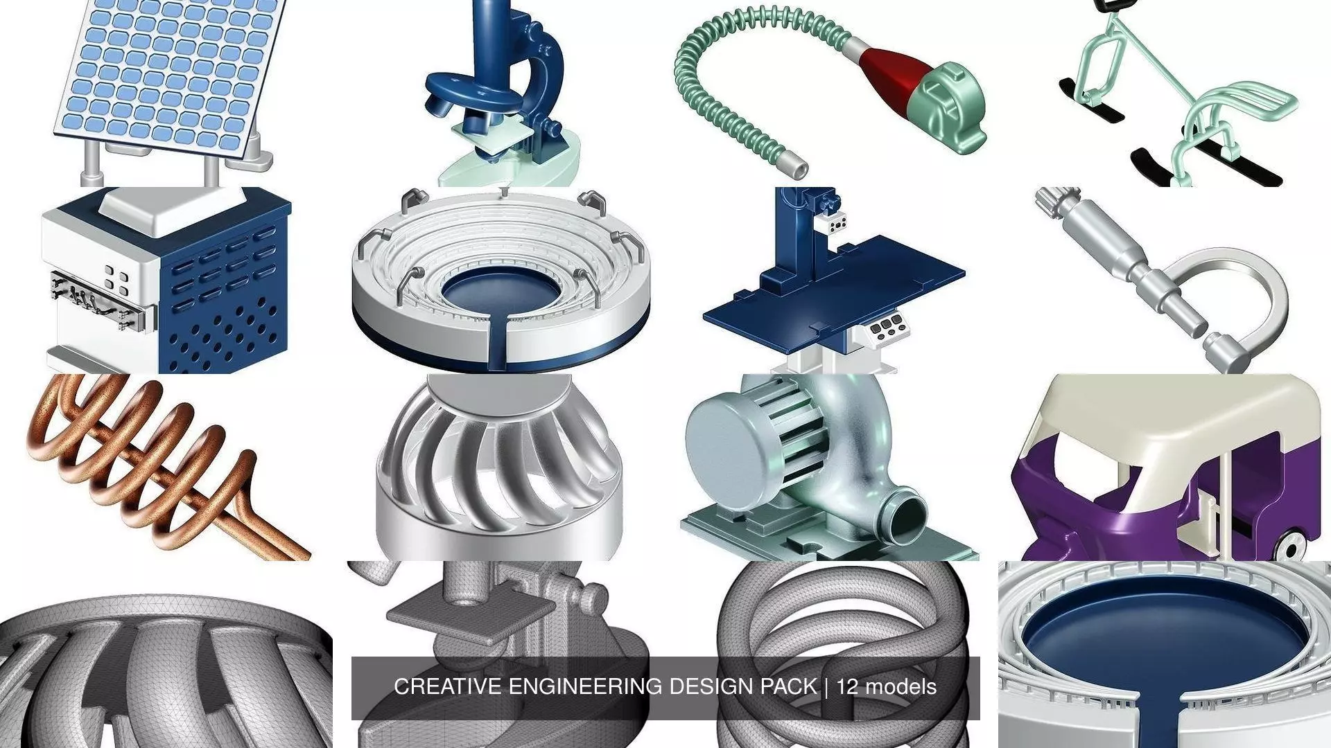 CREATIVE ENGINEERING DESIGN PACK 3D Model Collection_0