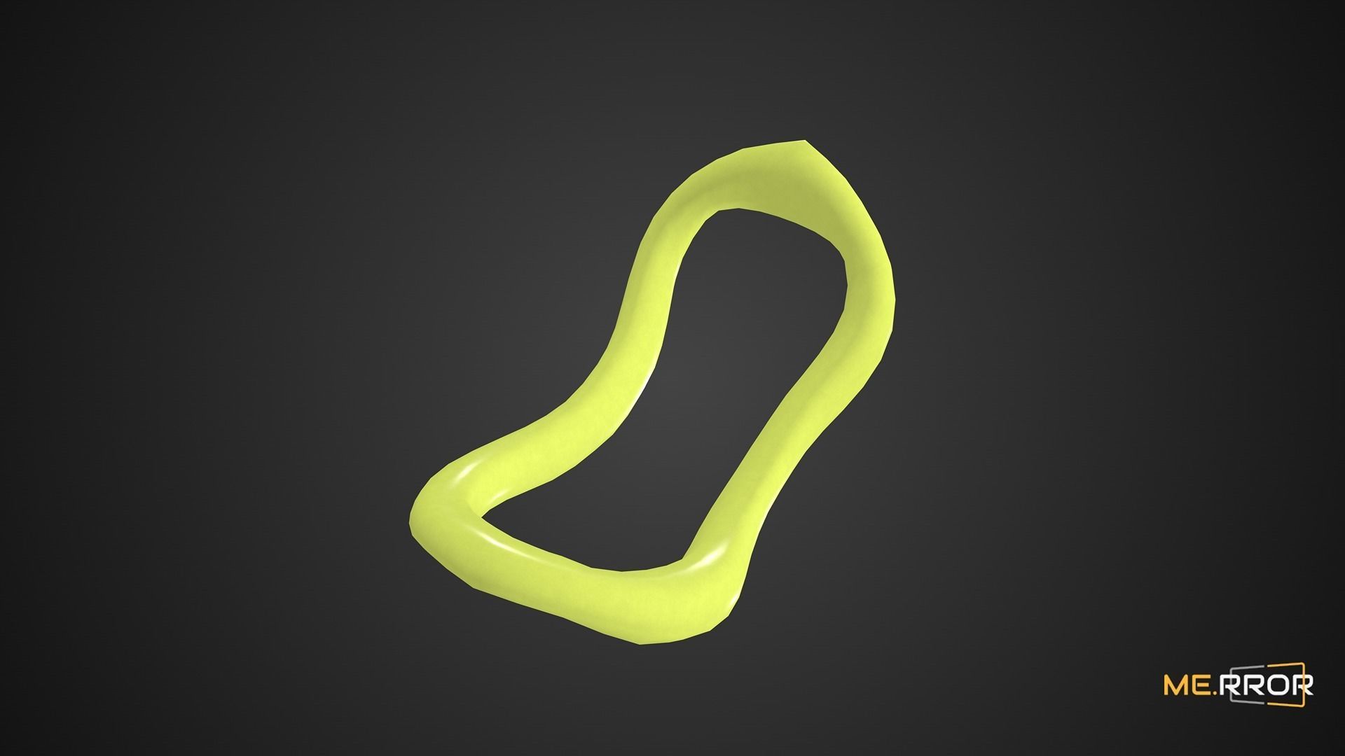 Game Ready Yoga Ring Low-poly 3D model_7