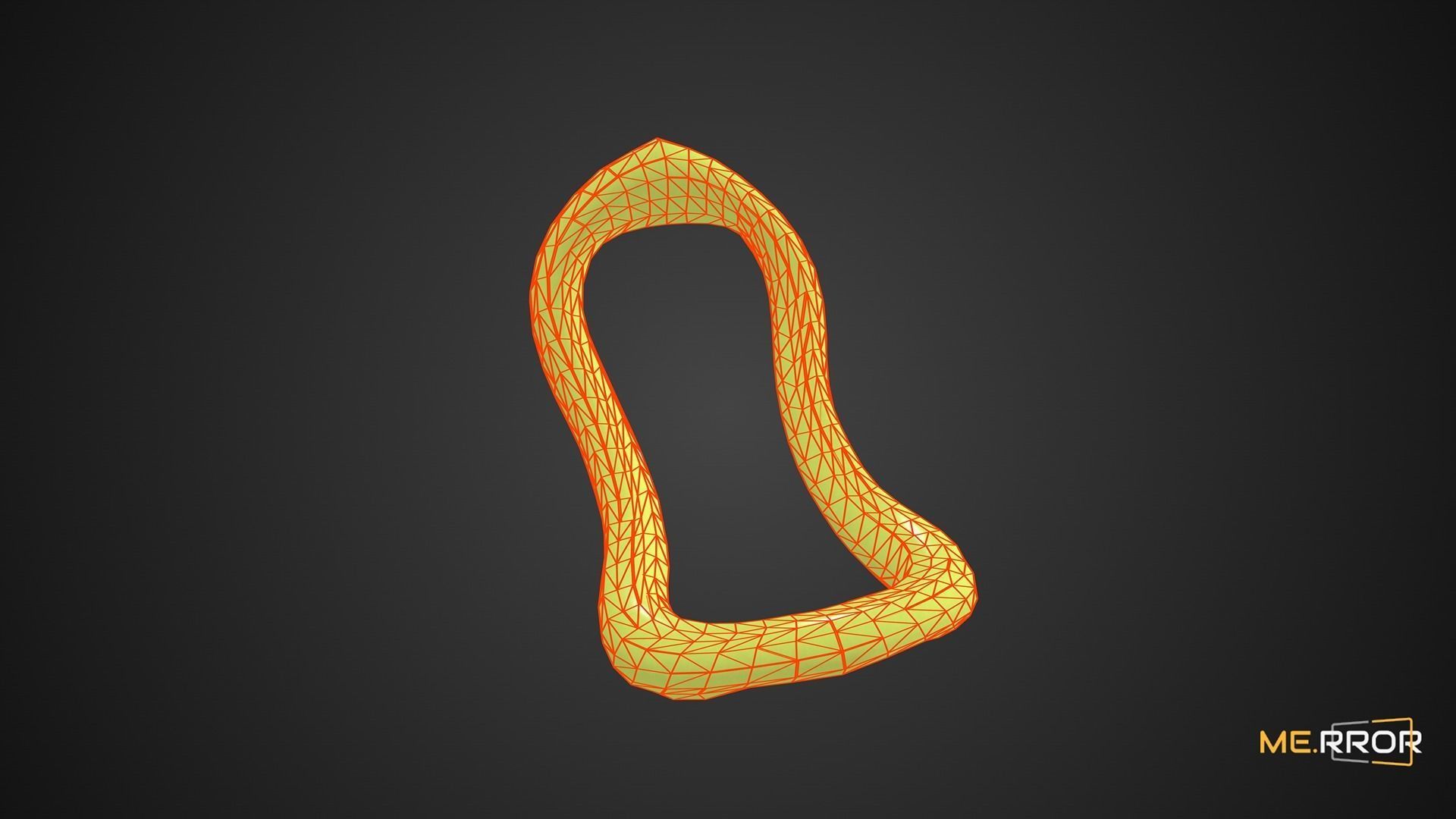 Game Ready Yoga Ring Low-poly 3D model_6