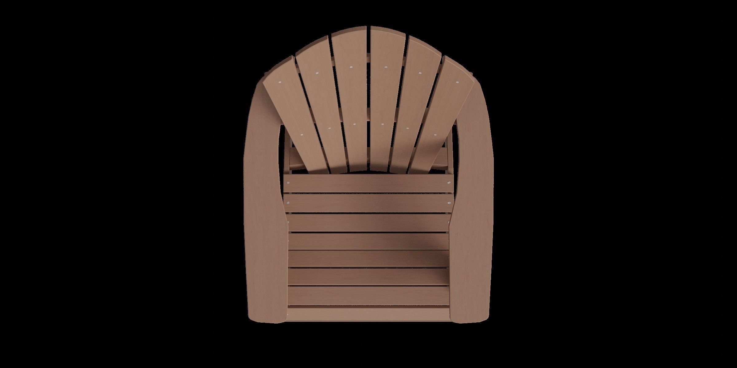 Polyteak King Size Adirondack Chair Low-poly 3D model_1