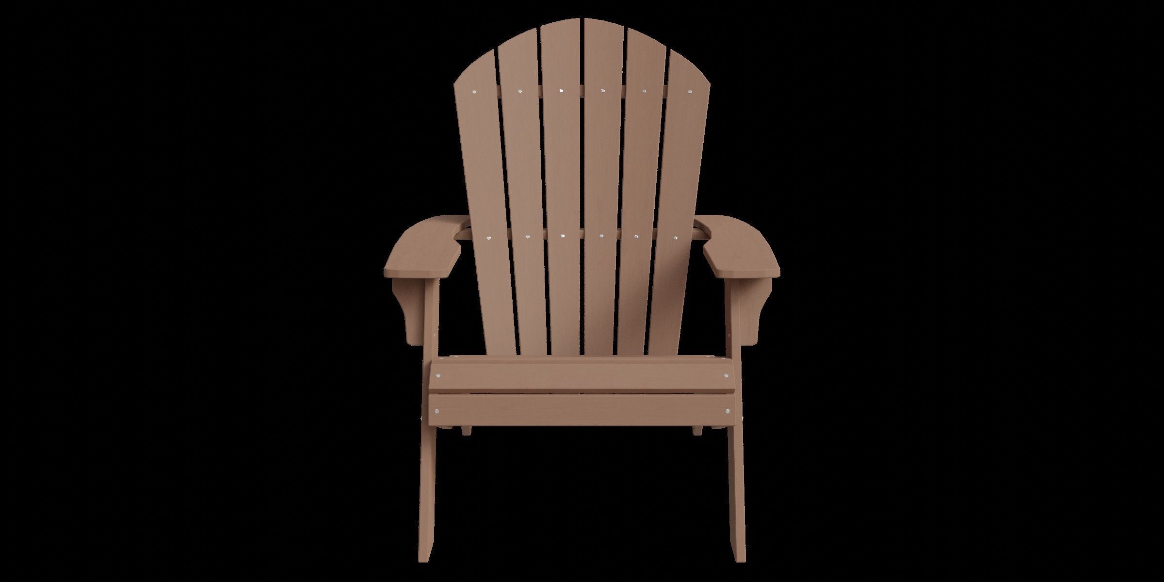 Polyteak King Size Adirondack Chair Low-poly 3D model_7