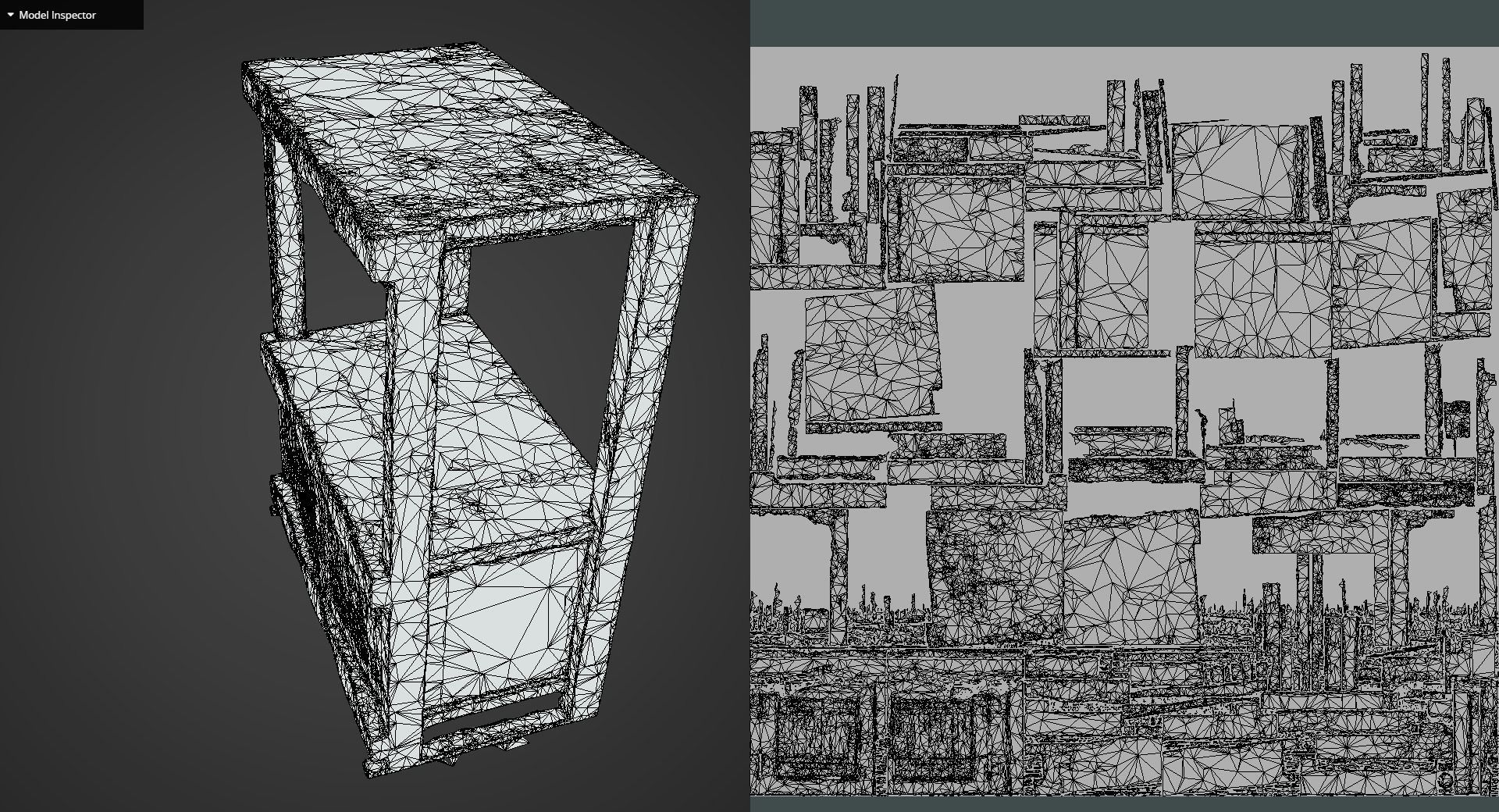 Game Ready Wooden Armoire Low-poly 3D model_13