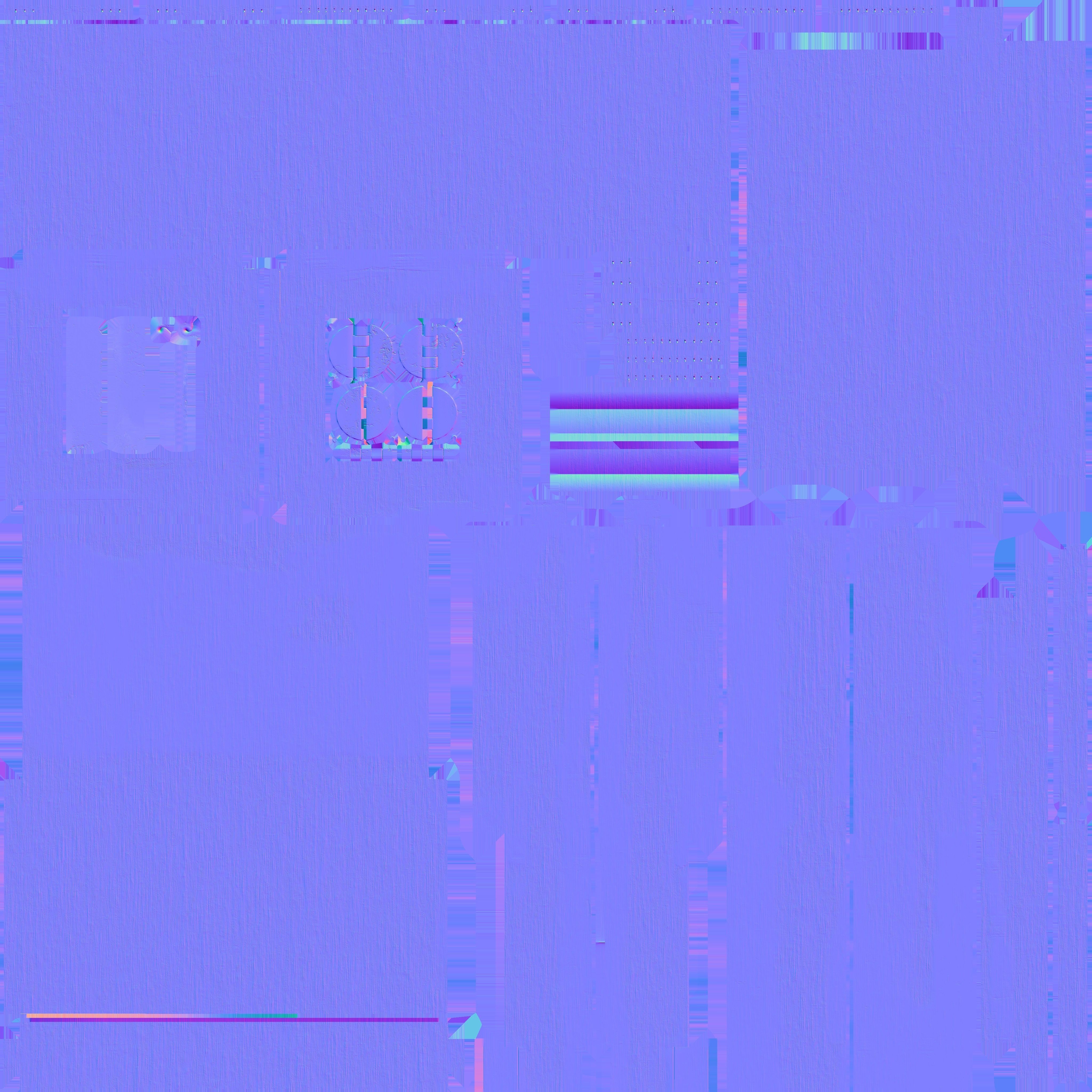 Game Ready Wooden Armoire Low-poly 3D model_11