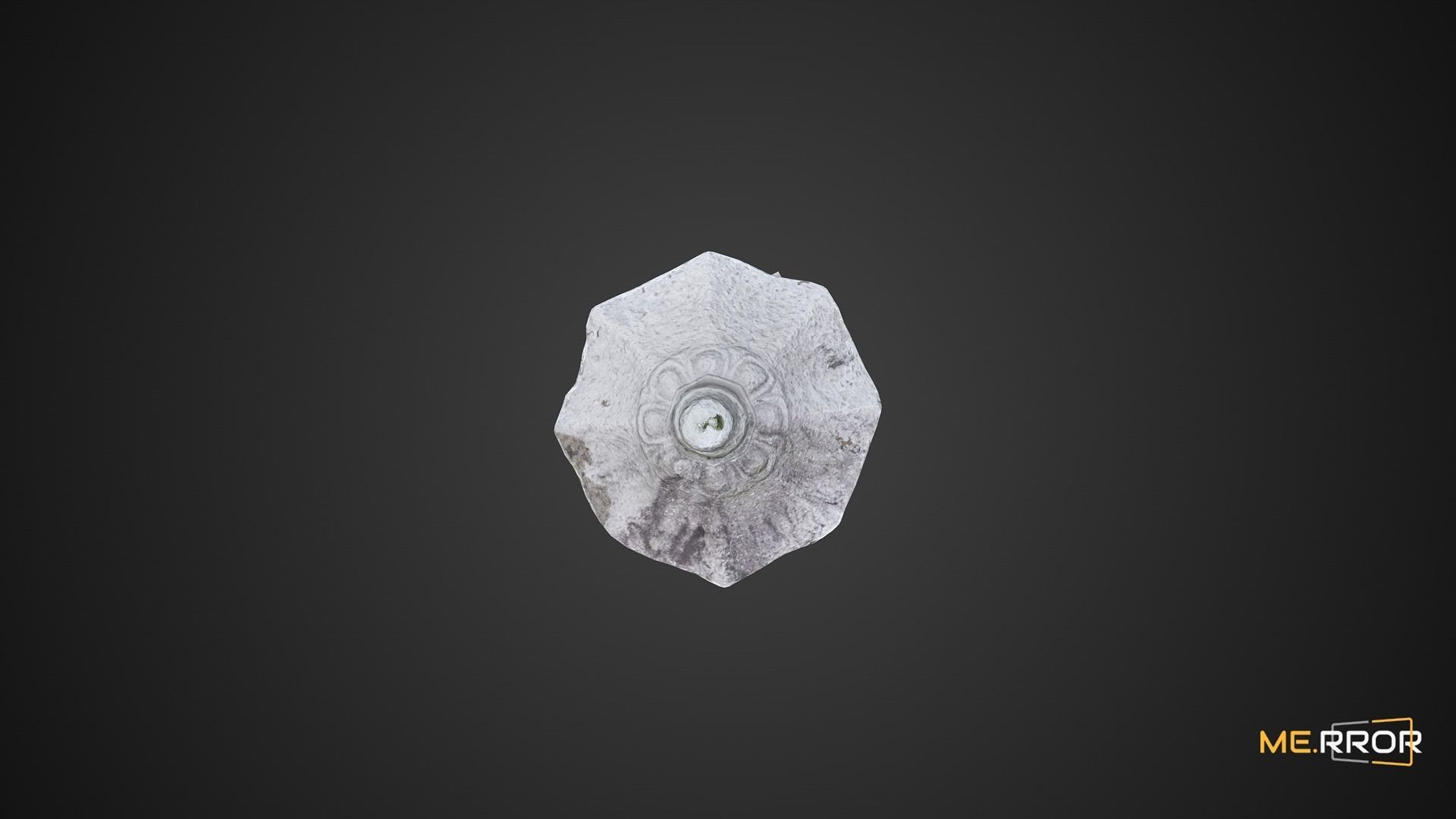 Game Ready Tall Stone Lantern Low-poly 3D model_9