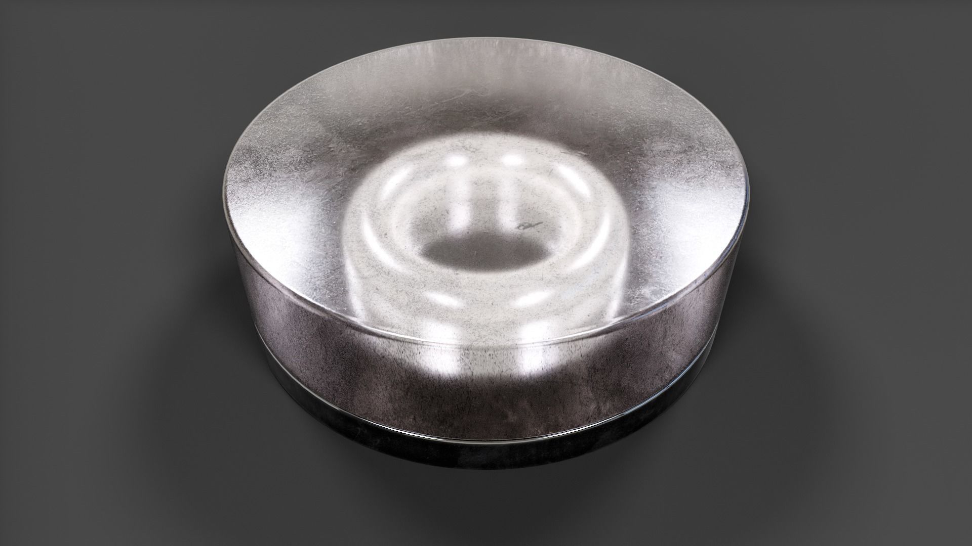 Bathroom Ceiling Light V01 - High Poly 3D model_4