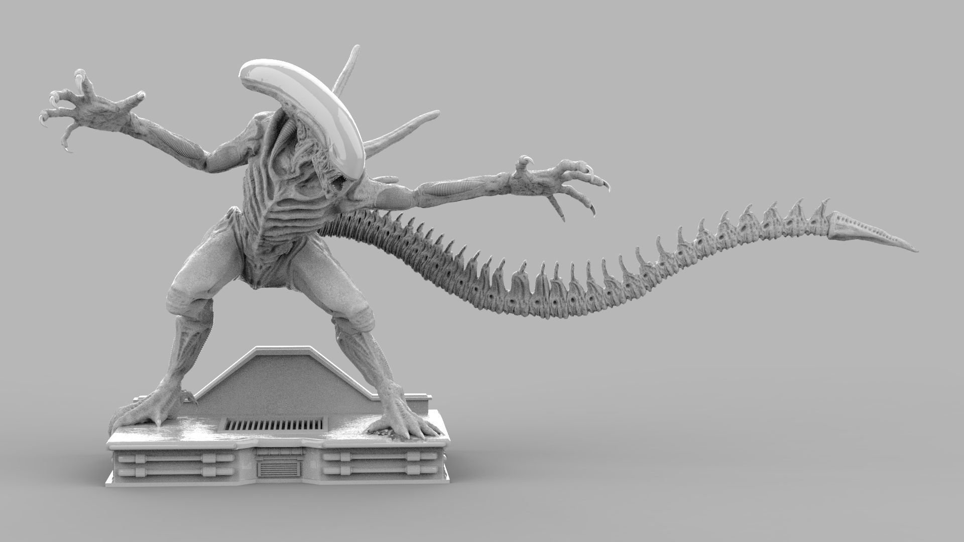 ALIEN XENOMORPH ATTACK 3D print model_10