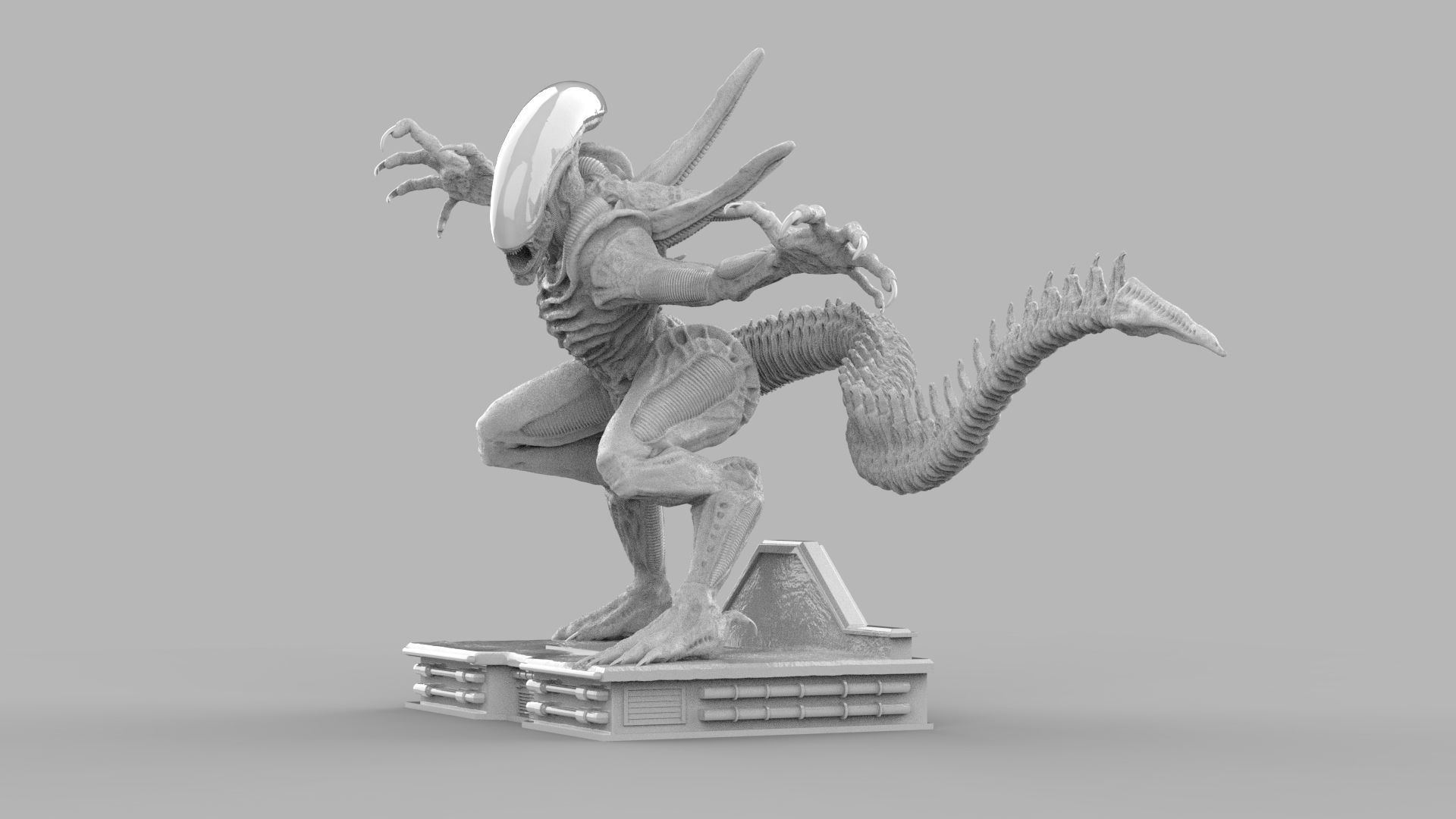ALIEN XENOMORPH ATTACK 3D print model_12