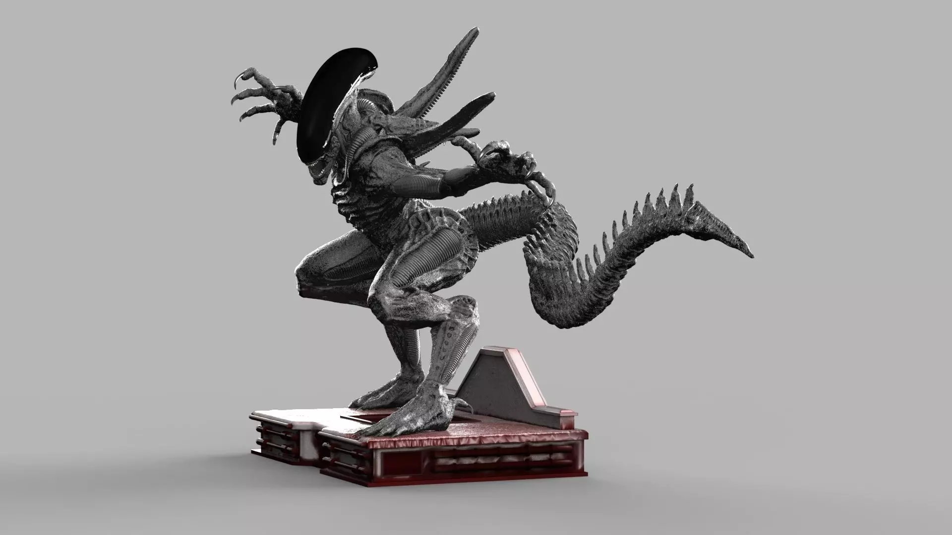 ALIEN XENOMORPH ATTACK 3D print model_0