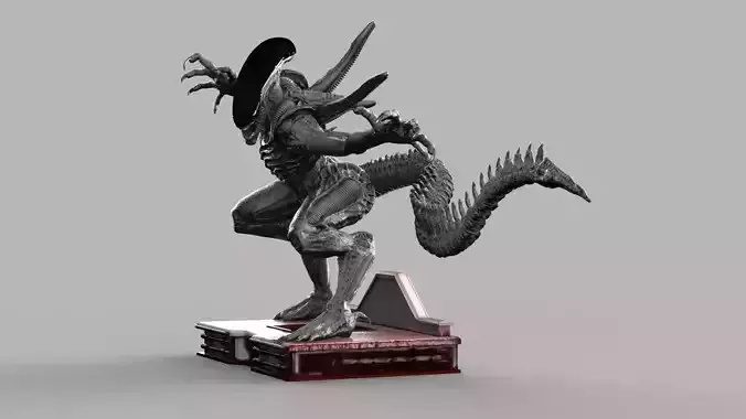 ALIEN XENOMORPH ATTACK 3D print model