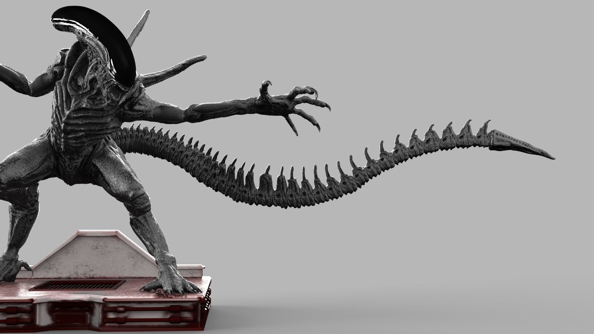 ALIEN XENOMORPH ATTACK 3D print model_7