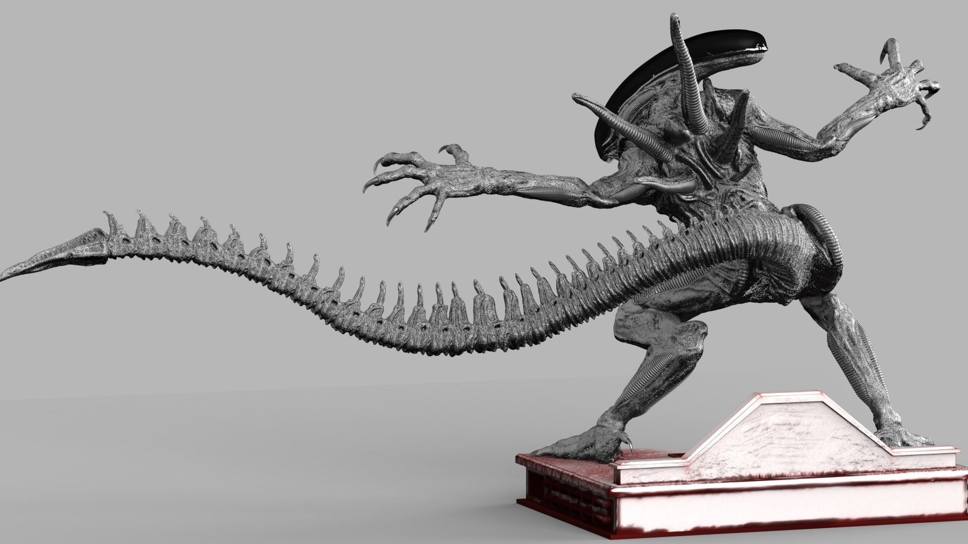ALIEN XENOMORPH ATTACK 3D print model_8