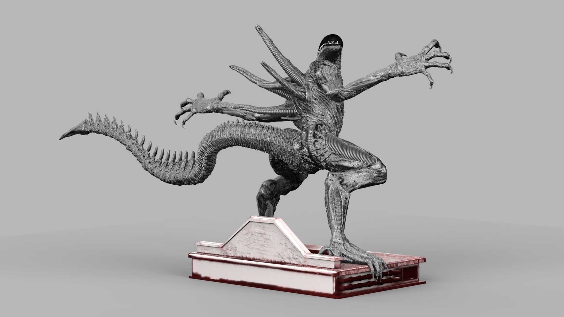 ALIEN XENOMORPH ATTACK 3D print model_5