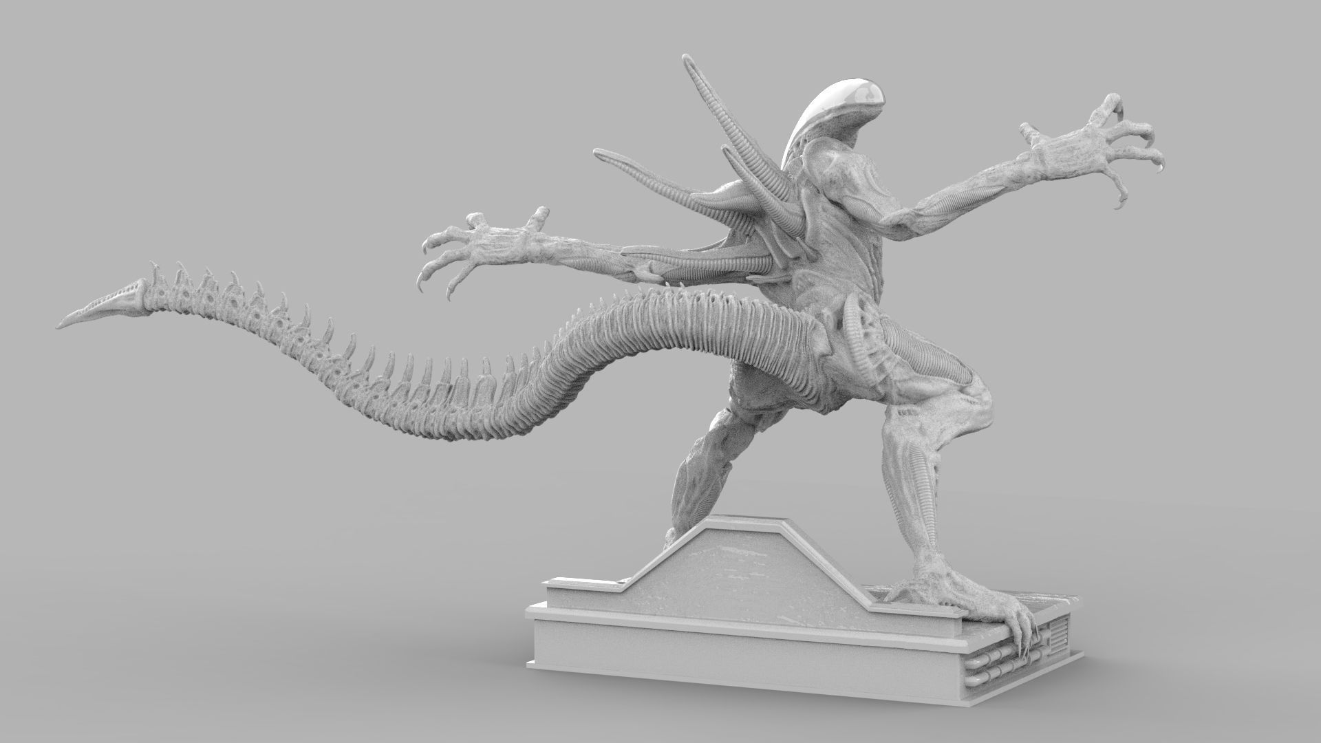 ALIEN XENOMORPH ATTACK 3D print model_13